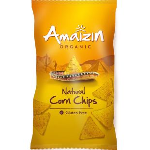 Amaizin, Nacho Corn Chips, 250 г, Чипсы Начос кукурузные, органические