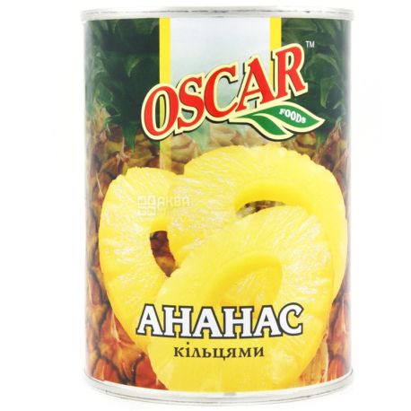Oscar, 580 мл, ананаси кільцями