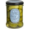 Lombardi, Olive Bella di Cerignola, 290 г, Оливки зелені Белла ді Черіньєла, з кісточкою, в розсолі