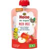 Holle Red Bee, 100 г, Пюре дитяче органічне Яблуко-Полуниця, з 8-ми місяців