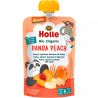 Holle Panda Peach, 100 г, Пюре дитяче органічне Персик-Абрикос-Банан-Спельта, з 8-ми місяців