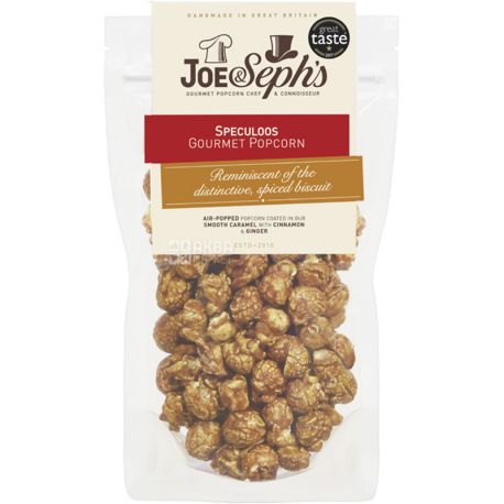 Joe & Seph's, Speculoos Gourmet Popcorn, 80 г, Попкорн Спеколус с имбирем, корицей и мускатным орехом