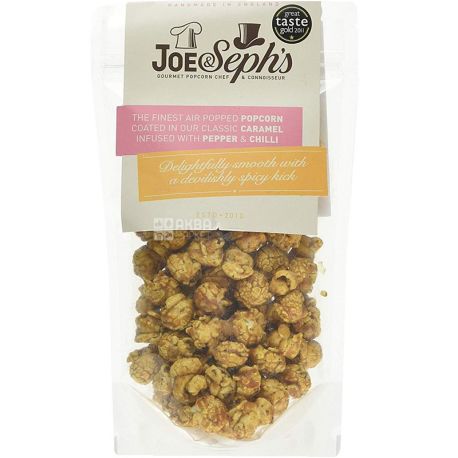 Joe & Seph's, Caramel, Pepper & Chilli Popcorn, 32 g, Caramel Black Pepper Chilli Popcorn