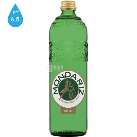 Mondariz, 0.75 L, Mineral water, carbonated, glass