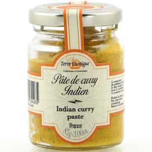  Terre Exotique, Indian Curry Paste, 85 г, Паста карри, индийская, острая