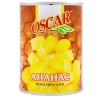 Oscar, 580 мл, Ананаси шматочками, ж/б