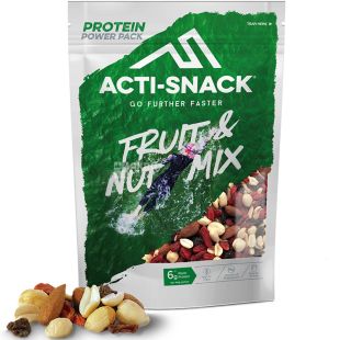 Acti-Snack, Fruit And Nut Mix, 200 г, Смесь орехов и фруктов, натуральная