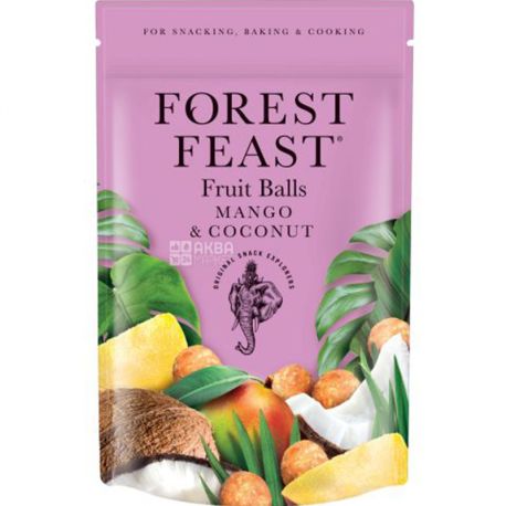 Forest Feast, 100 г, Фруктові кульки Манго і кокос