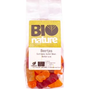 Bio Nature, Beertjes, 120 г, Конфеты жевательные Мишки Гамми, органические