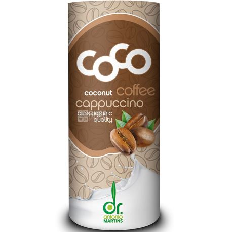 Dr. Antonio Martins, Coconut Cappuccino Drink, 235 мл, Напиток кокосовый Капучино, органический