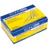 Economix, 100 шт, 25 мм, Скрепки круглые, никелированные