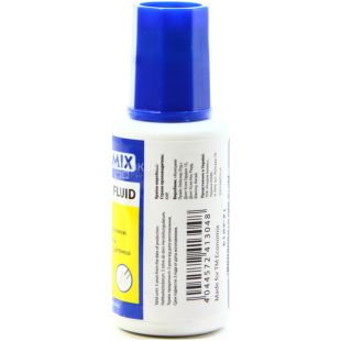 Economix, 20 мл, Коректор-рідина, з пензликом, на хімічній основі