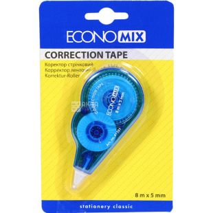 Economix, 5 мм х 8 м, Коректор стрічковий