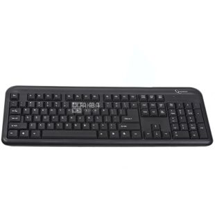 Gembird, клавиатура KB-101-UA, черная