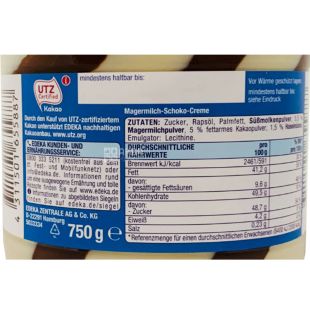 Mister Choc, 750 г, шоколадная паста, Choco Duo, ПЭТ