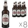 Fentimans, Ginger Beer & Muddled Lime, Pack of 8 x 0.5 l, Non-alcoholic drink, glass