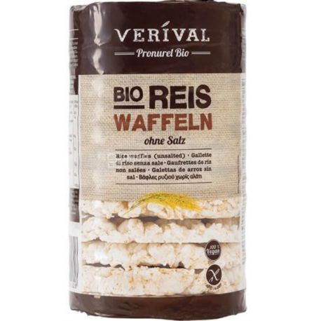 Verival, Reiswaffeln, 100 г, Вафлі рисові, без солі, органічні