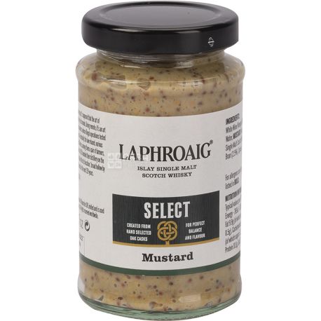 Laphroaig, Whisky Mustard, 200 г, Гірчиця з віскі, скло