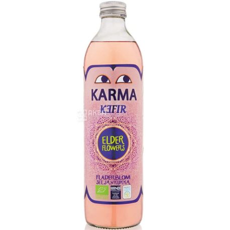  Karma Kefruit, Elderflower, 500 мл, Напиток фруктовый, с бузиной, органический