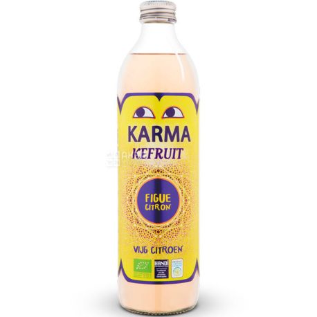 Karma Kefruit, 500 мл, Напій фруктовий, з інжиром і лимоном, органічний