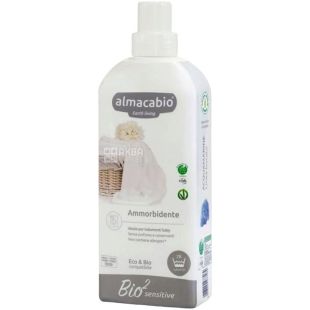 Almacabio, Bio2 Sensitive, 1л, Кондиционер для белья, для чувствительной кожи и детской одежды 