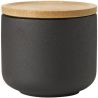Stelton Theo, 200 мл, Кружка для чаю, з бамбуковою підставкою, чорна, 9 х 9 см