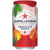 San Pellegrino Aranciata Rossa, 0,33 л, Напій газований соковмісний Червоний апельсин Сан Плігріно, ж/б