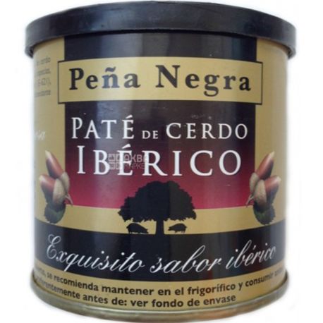 Pena Negra, Pate de Cerdo Iberico, 3х250 g, Pork Pate, can