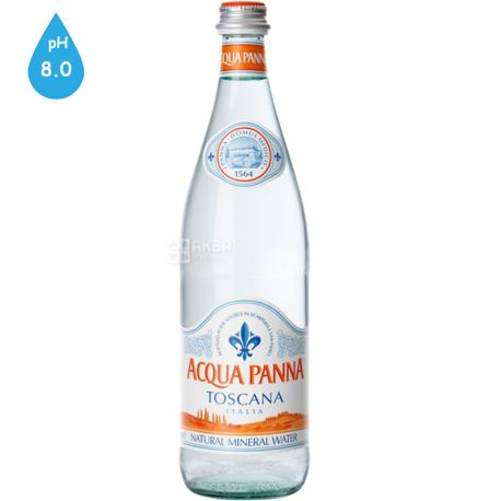 Acqua Panna, Still Water, 0.5 L, glass, glass