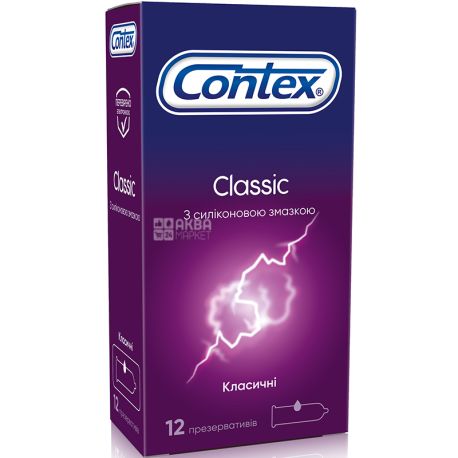 Contex, Classic, 12 шт., Презервативи класичні