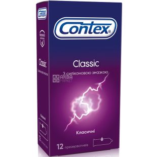 Contex, Classic, 12 шт., Презервативы классические