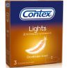 Contex, Light, 3 шт., Презервативи ультратонкі