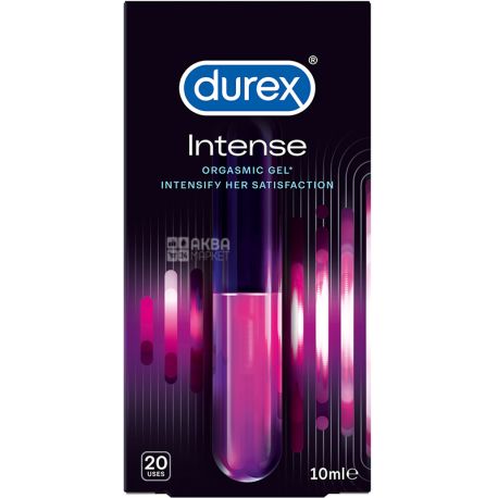 Durex Intense, 10 мл, Гель-змазка, для інтимного застосування, спрей