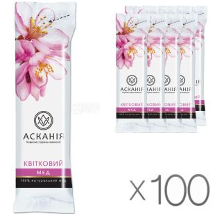Аскания, 100 стиков х 12 г, Мёд цветочный