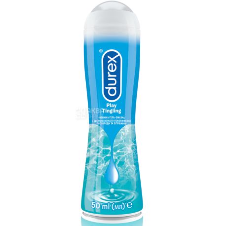 Durex Play Tingle, 50 мл, Интимная гель-смазка с эффектом морозного покалывания