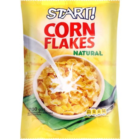Start corn flakes natural, 0.7 kg, natural corn flakes