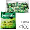 Greenfield, Green Melissa, 100 пак., Чай Грінфілд, Грін Меліса, зелений, HoReCa