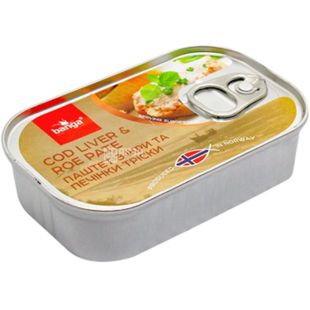 Banga, 115 г, Паштет из печени трески 