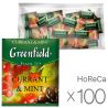 Greenfield, Currant & Mint, 100 пак., Чай Грінфілд, Смородина і М'ята, Чорний байховий, ХоРеКа