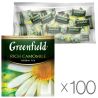 Greenfield, Rich Camomile, 100 пак., Чай Грінфілд, Річ Камомайл, трав'яний з ароматом кориці, HoReCa