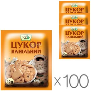 Эко, 100 шт. х 10 г, Сахар ванильный
