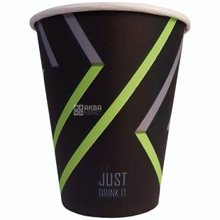Just drink it, Паперові стаканчики з принтом, 175 мл, 50 шт., D 69
