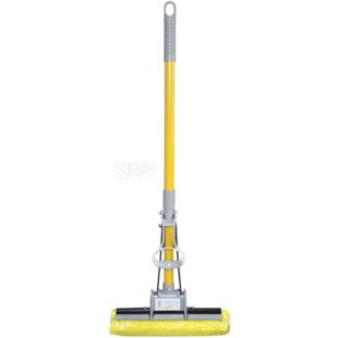 Мой Дом, Soft, Швабра для уборки, с отжимом, мягкая губка, 29х110 см