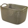 Curver, Knit, 19 л, Кошик з ручками, пластиковий, коричневий