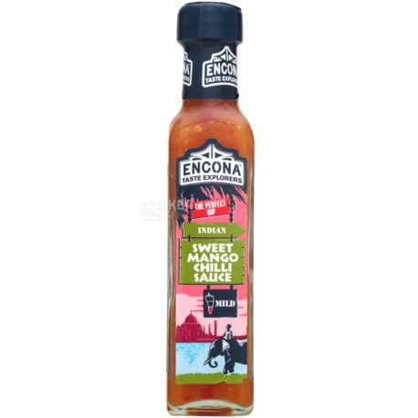 Encona Mango Chilli, 142 г, Соус індійський, солодкий, Манго Чилі