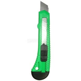 Klerk, 18 мм, Ніж канцелярський з прогумованою вставкою