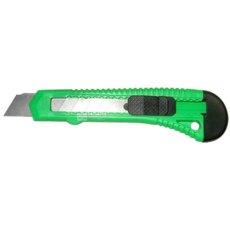 Klerk, 18 мм, Нож канцелярский с прорезиненной вставкой