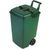 Curver, Rubbermaid, 90 л, Мусорный контейнер, пластиковый, на колесах, зеленый