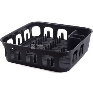 Curver, Essential, Сушилка для посуды, 390 х 390 х 100 мм, графит
