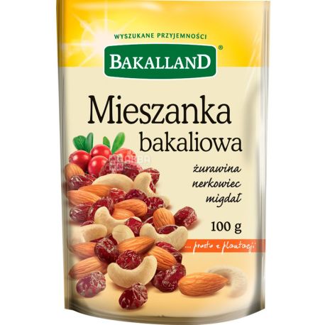 Bakalland, 100 g, Bacalland Mix Dried fruits and nuts